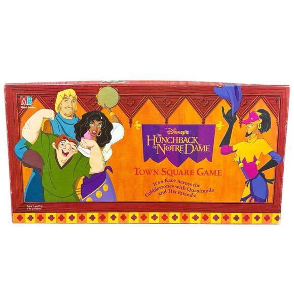 VTG 1995 Disney The Hunchback of Notre Dame Town Square Board Game 100% COMPLETE - Picture 1 of 16